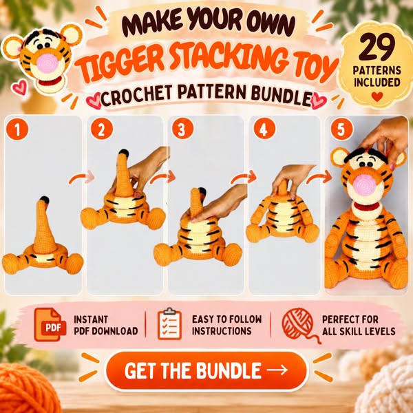 Make Your Own Tigger Stacking Toy