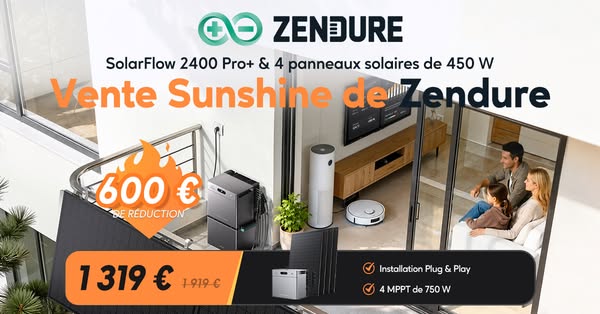 SolarFlow 2400 Pro & 4*450W丨1 319 €