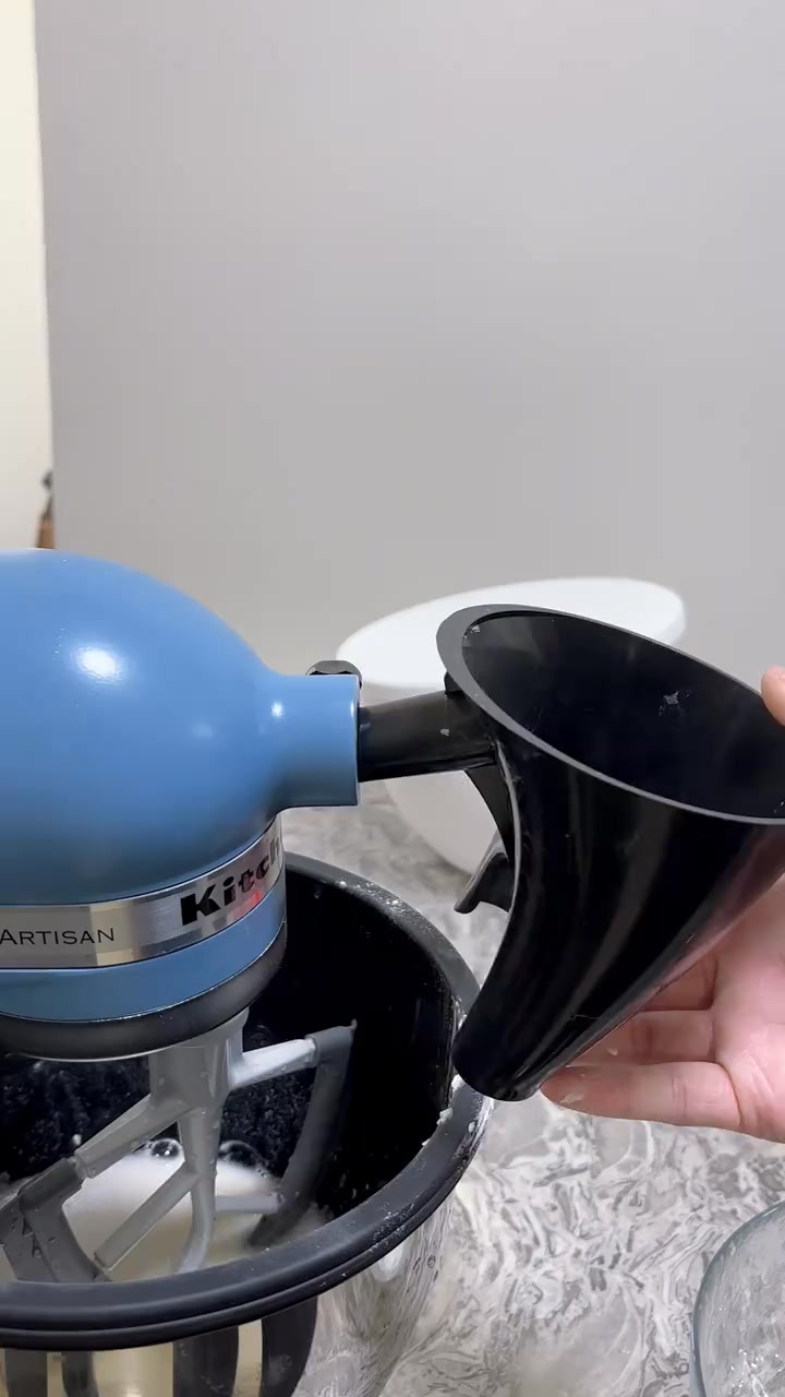 Flour Funnel for Kitchen Aid Stand Mixer