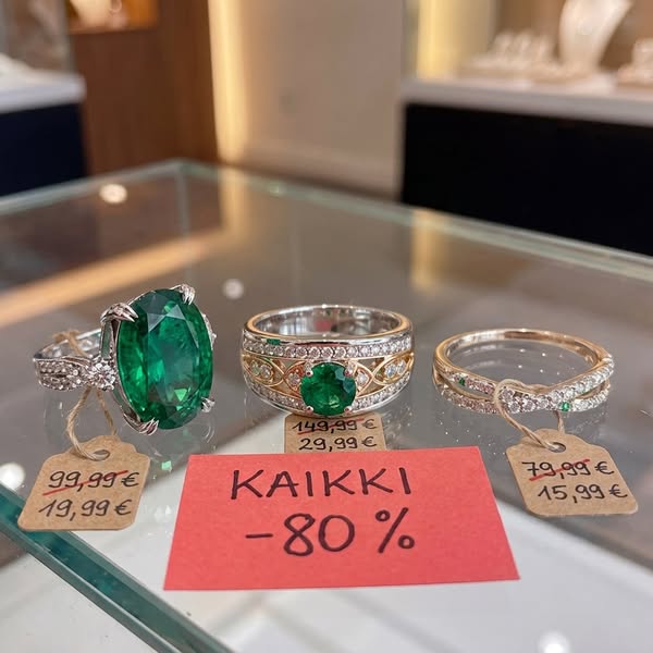 Näyttää 150€. Sinulle 29,95€.