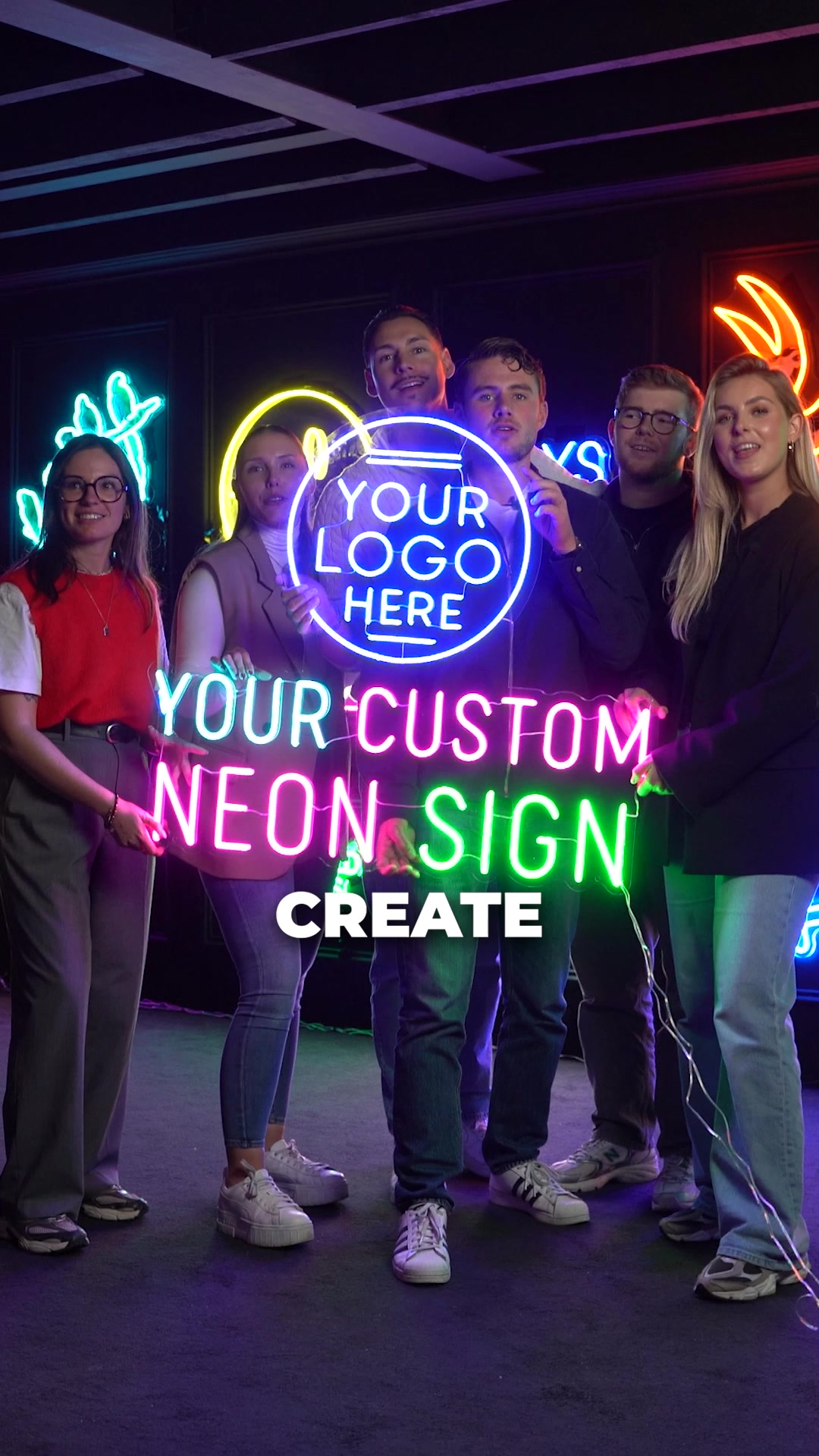 Scegliere o creare la propria insegna al neon
