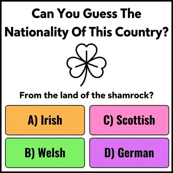 Guess The Nationality Of This Country