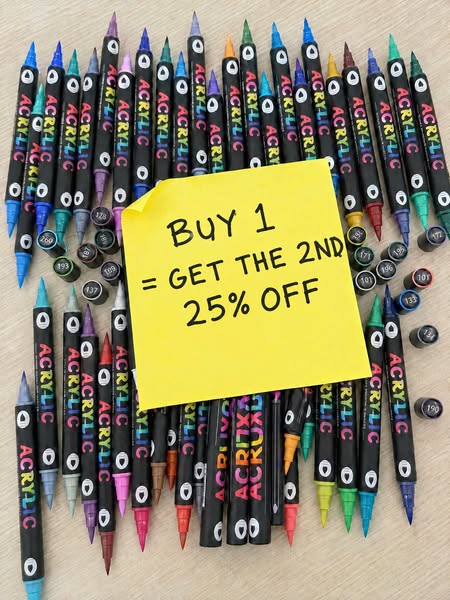 The 2nd box is 25% off