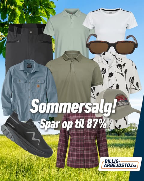 Sommersalg Spar helt op til 87%