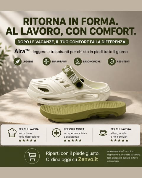 Aira™ | Soletta rimovibile