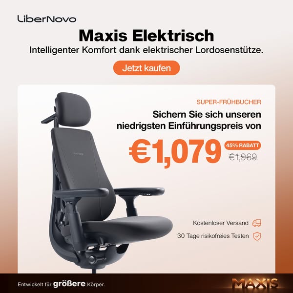 LiberNovo Maxis LaunchTiefstpreis sichern