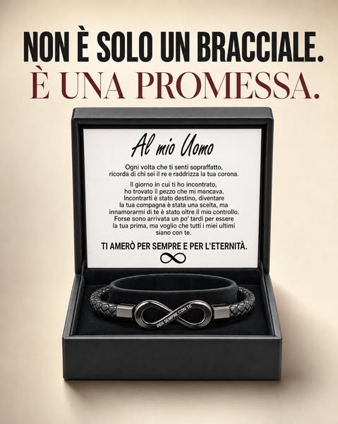 Non è solo un bracciale. È una promessa. ∞