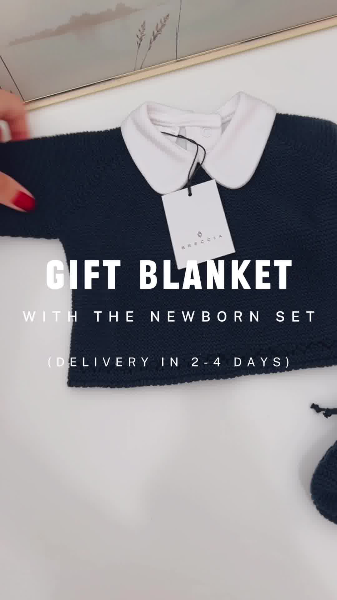 Knitted Blanket for free with your Set