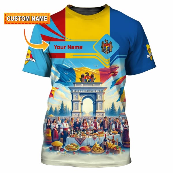 Moldova's Perfect Shirts Custom Name for You!
