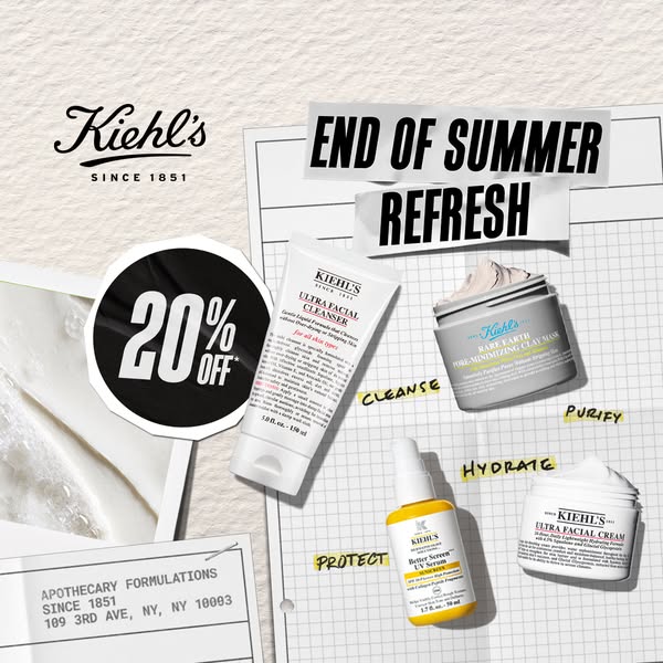 NEW SEASON, NEW ROUTINE: 20% OFF