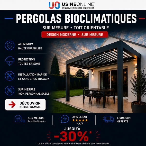 Prix usine - Jusqu'à -30% !