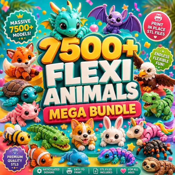 7,500+ Flexi Models | One-Time Payment, Lifetime Access