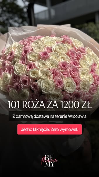 101 róż już za 1200 zł!