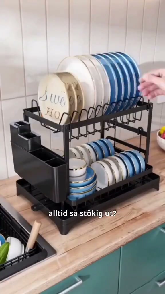 More Drying Space, Less Counter Clutter