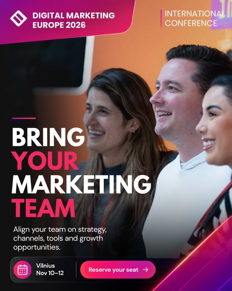 500+ marketers • 40+ speakers • 30+ countries