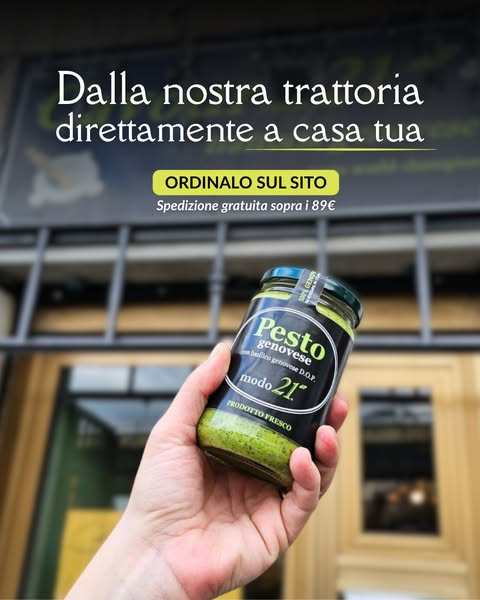 Scegli di mangiare pesto fresco