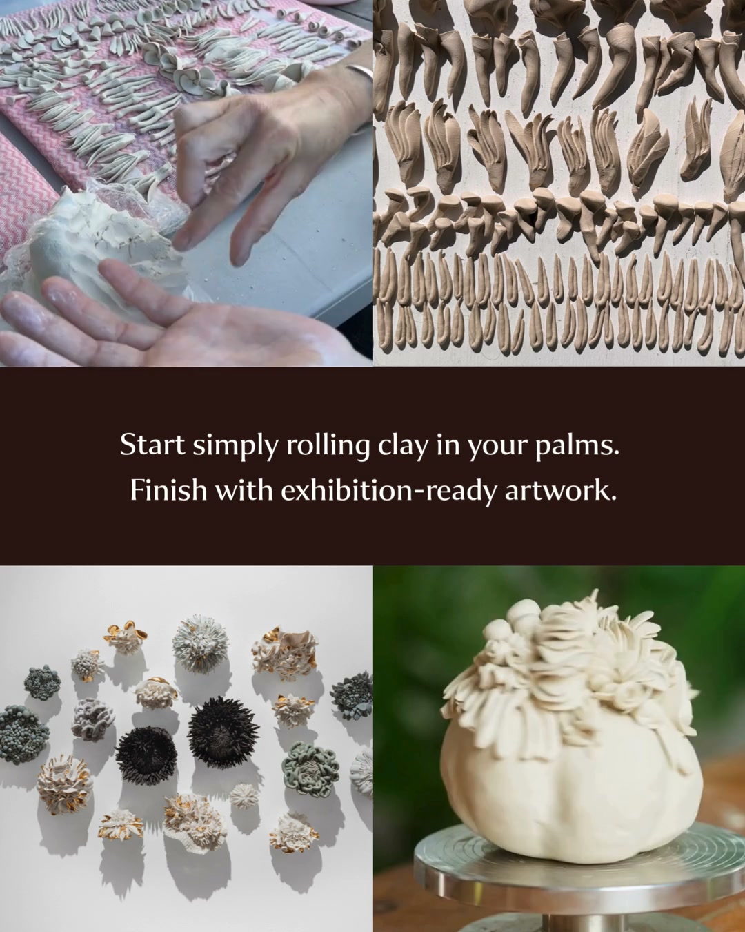 Did you know working with clay lowers stress?