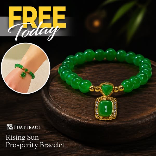 FREE Today — Rising Sun Green Bracelet
