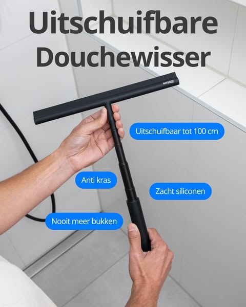 Uitschuifbaar tot 100 cm