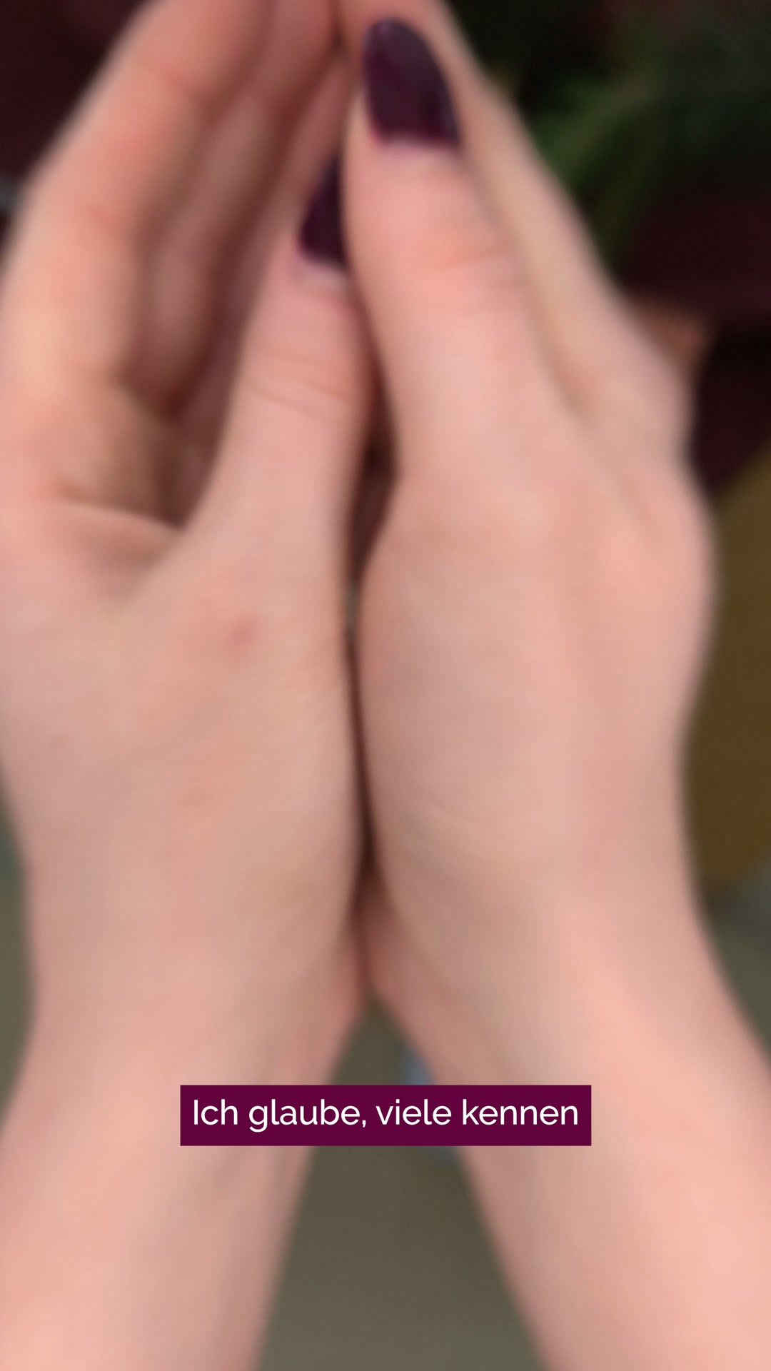Ein Moment nur für dich.