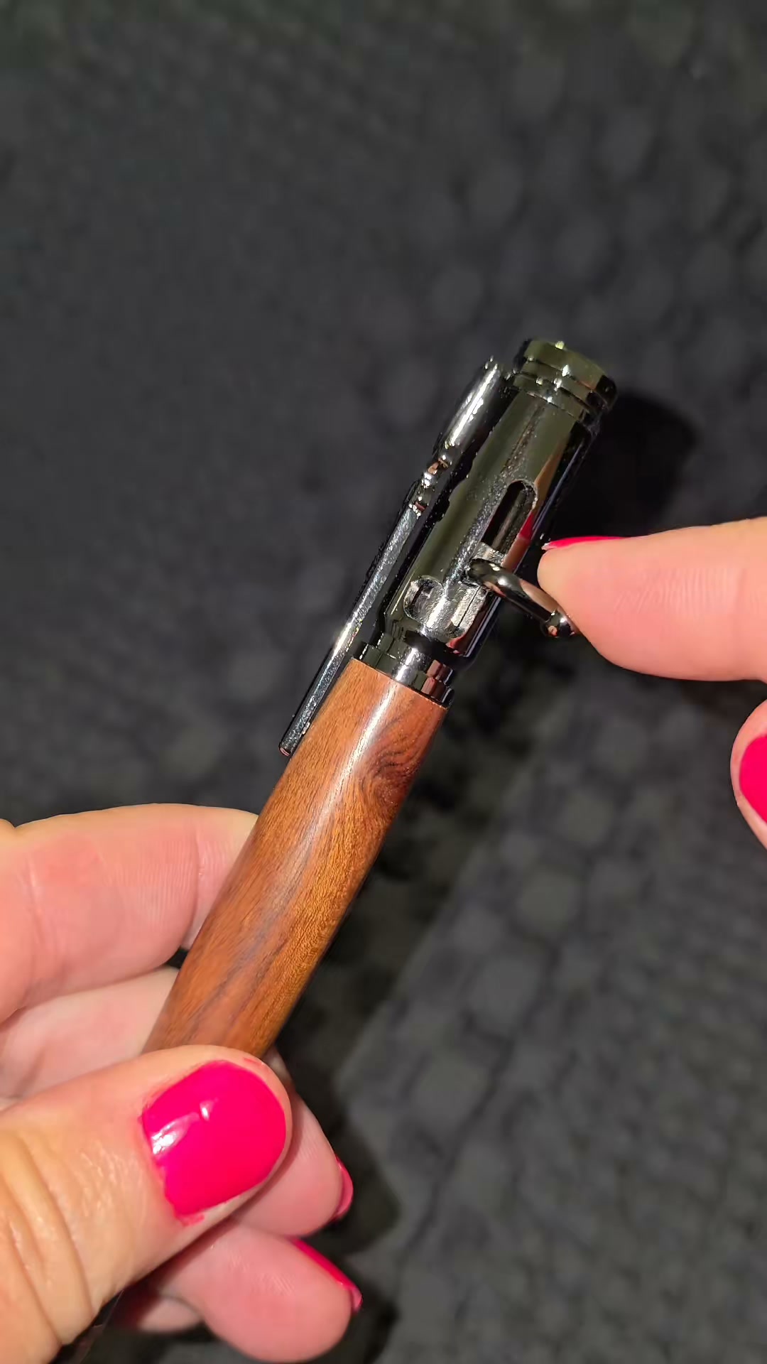 Handcrafted Bolt-Action Bullet Pen