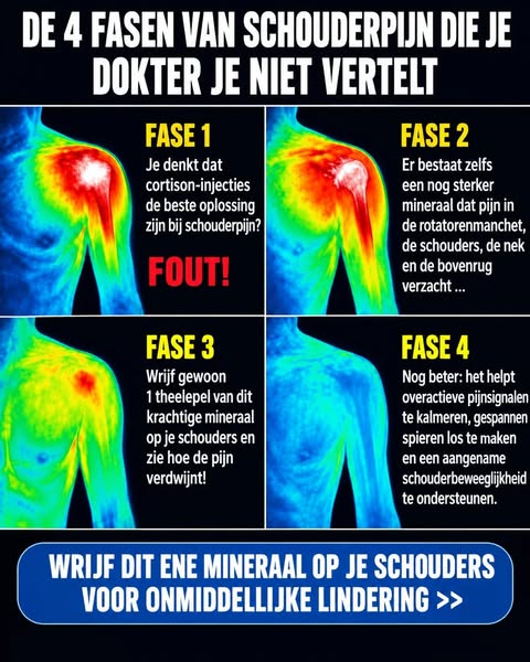 Beste mineraal voor "verlichting" van schouderpijn?