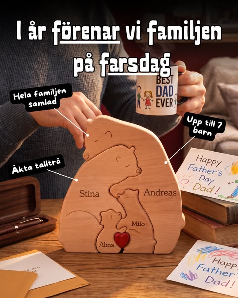 Behåll familjen nära hjärtat