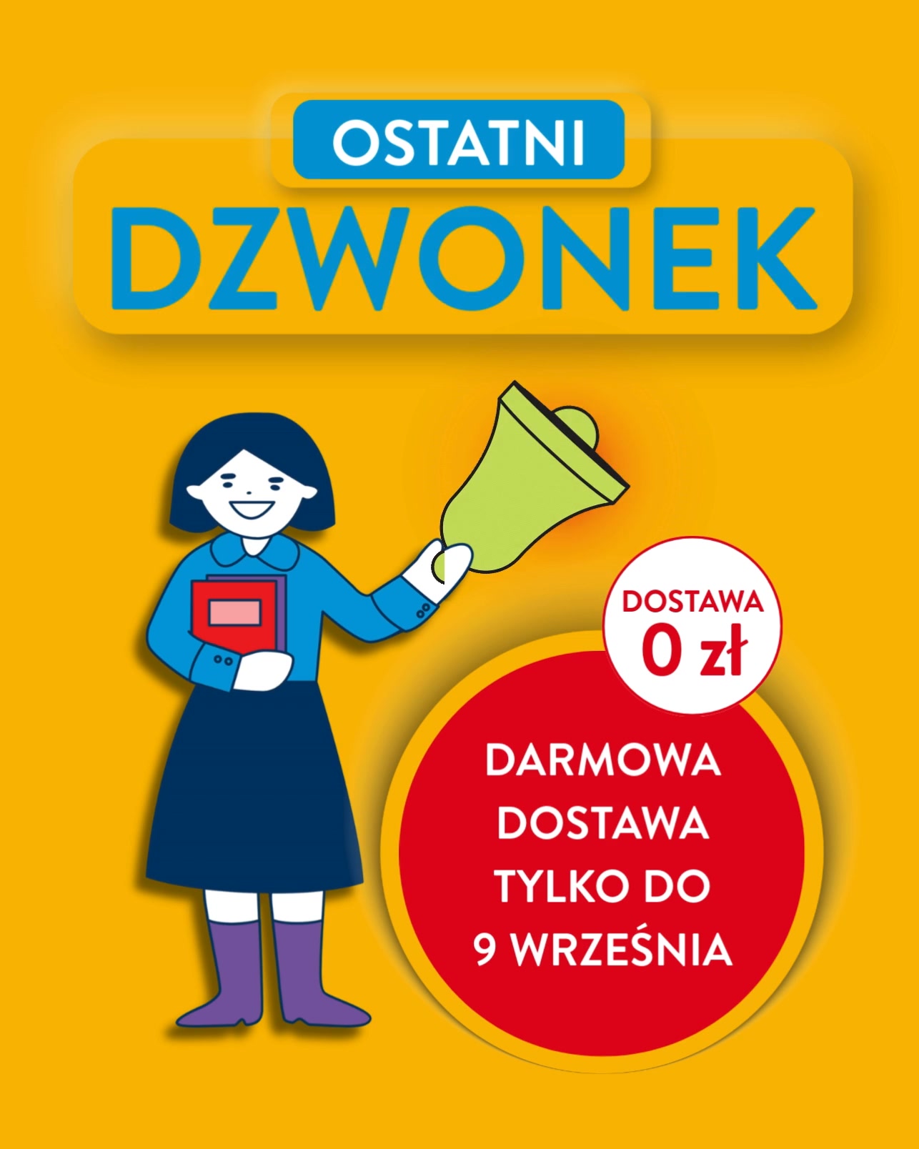 DARMOWA DOSTAWA - tylko do 9 września