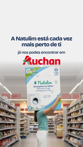 Agora já encontra Natulim no Auchan.