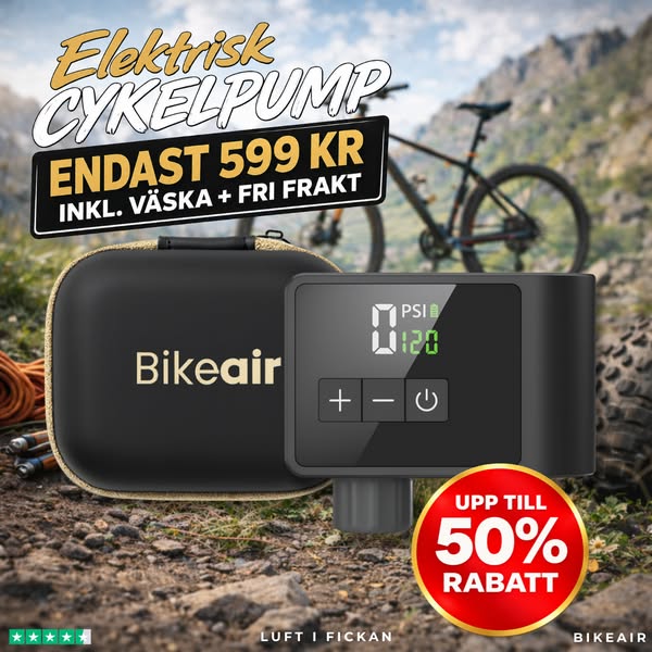 Pumpa cykeldäcken snabbt och enkelt