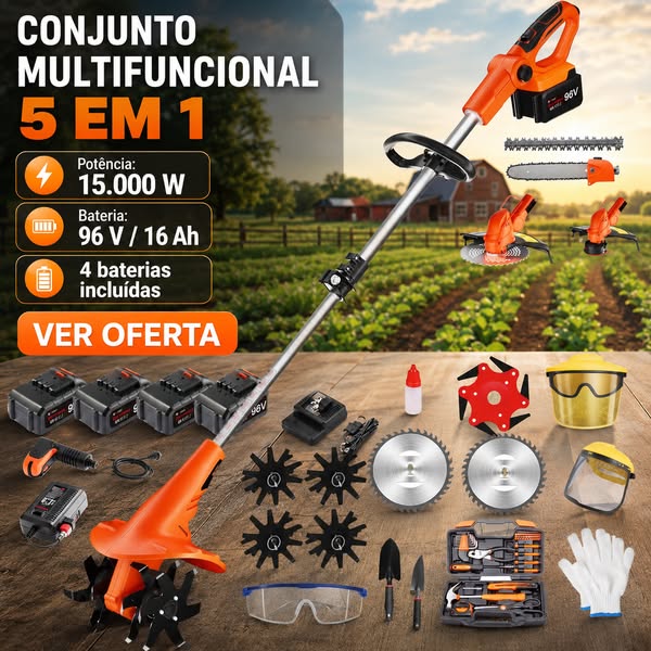 【STIHL】Cultivador Multifuncional 5 em 1: Desperte a sua paixão pela jardinagem!