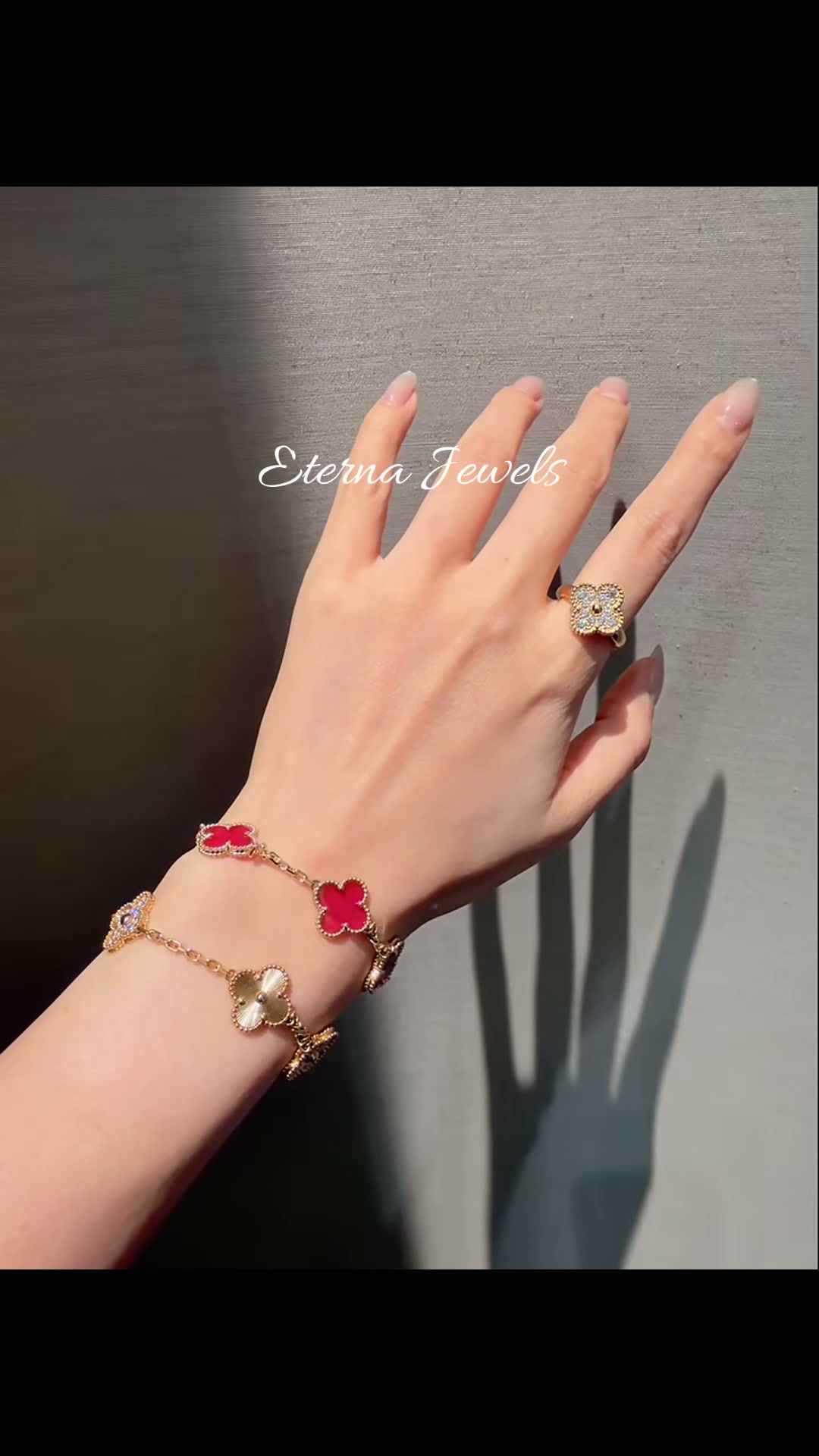 Candy Pink Clover Bracelet — 2026 New Arrival, Sweet at First Sight