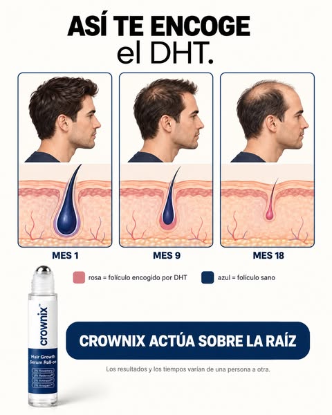 Roll-On para Crecimiento Capilar | Crownix