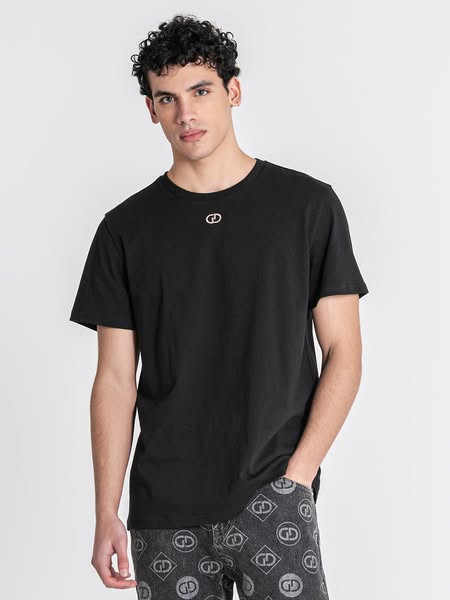T-Shirt Preta Micro GG