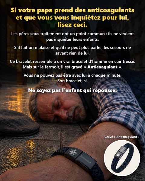 Une seconde peut tout changer. Ce bracelet aussi.