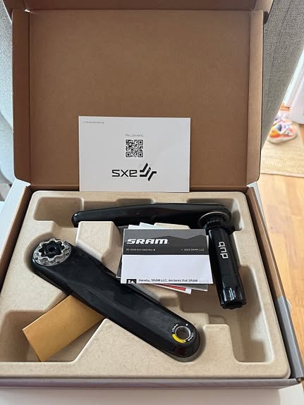 SRAM Force AXS E1 dubbelsidig powermeter – Vevarmar 175 mm