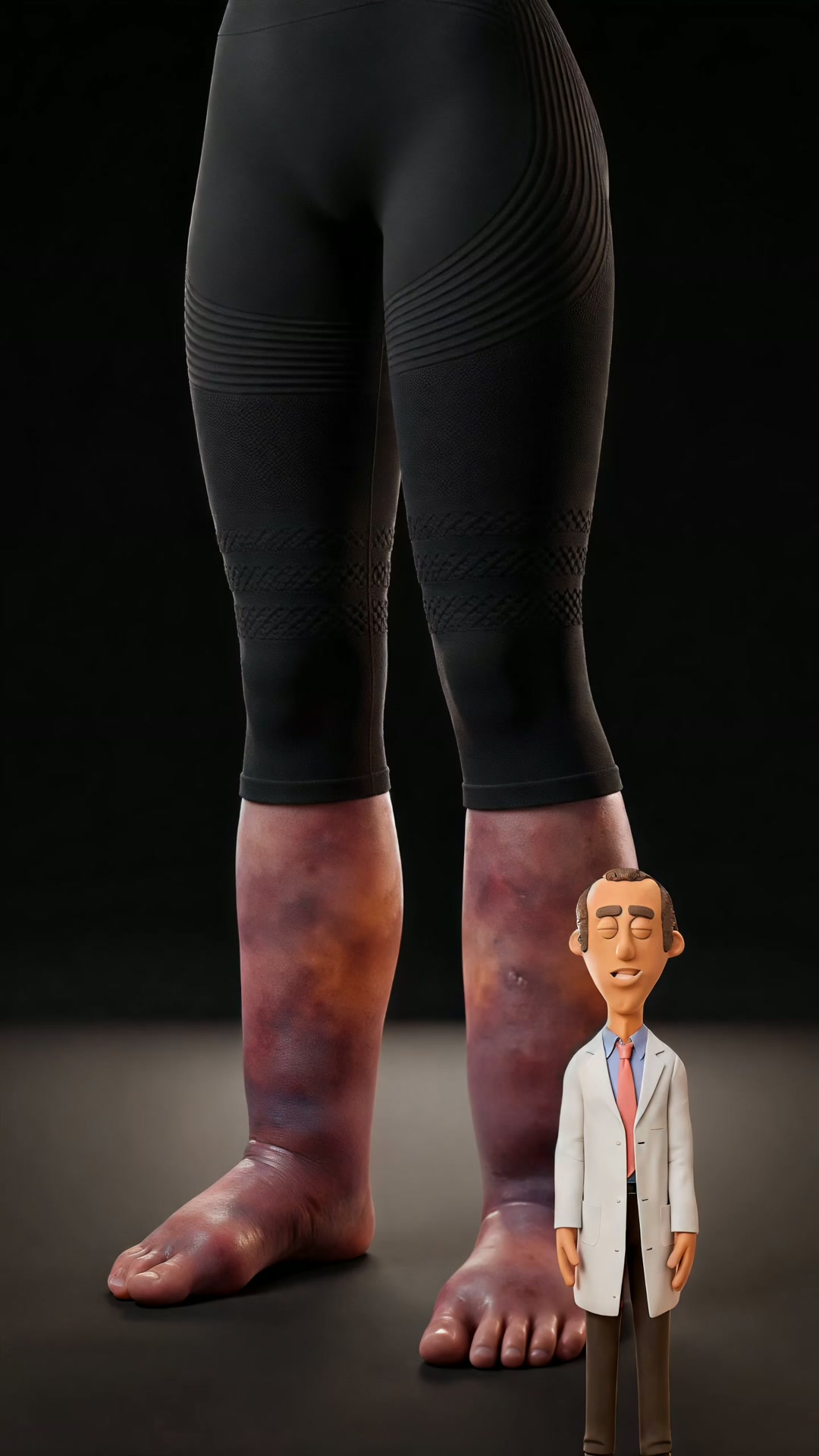 3D KompressionsLeggings