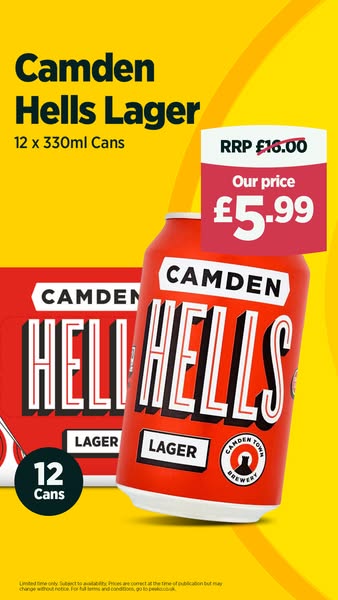 Only 50p Per Can!