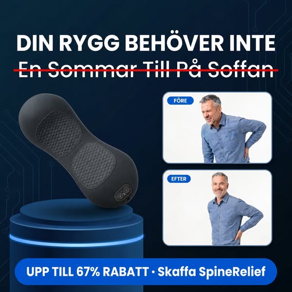 Bli av med ryggsmärtan en gång för alla – lindringen börjar här!