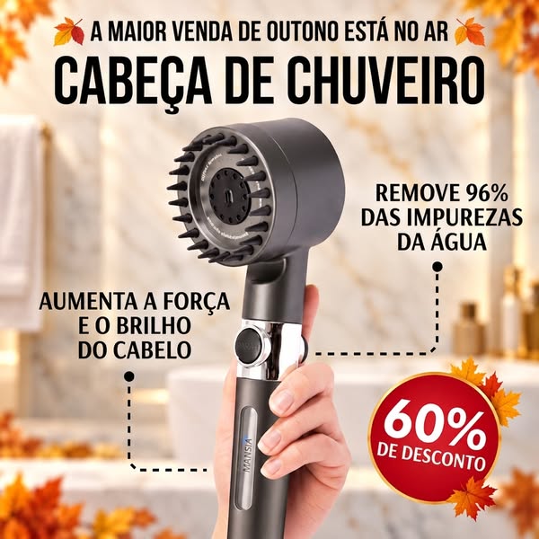 Experiência Luxuosa de Chuveiro de Massagem!