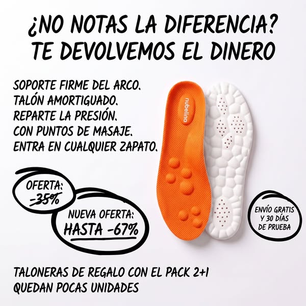 30 días para probarlas o te devolvemos el dinero