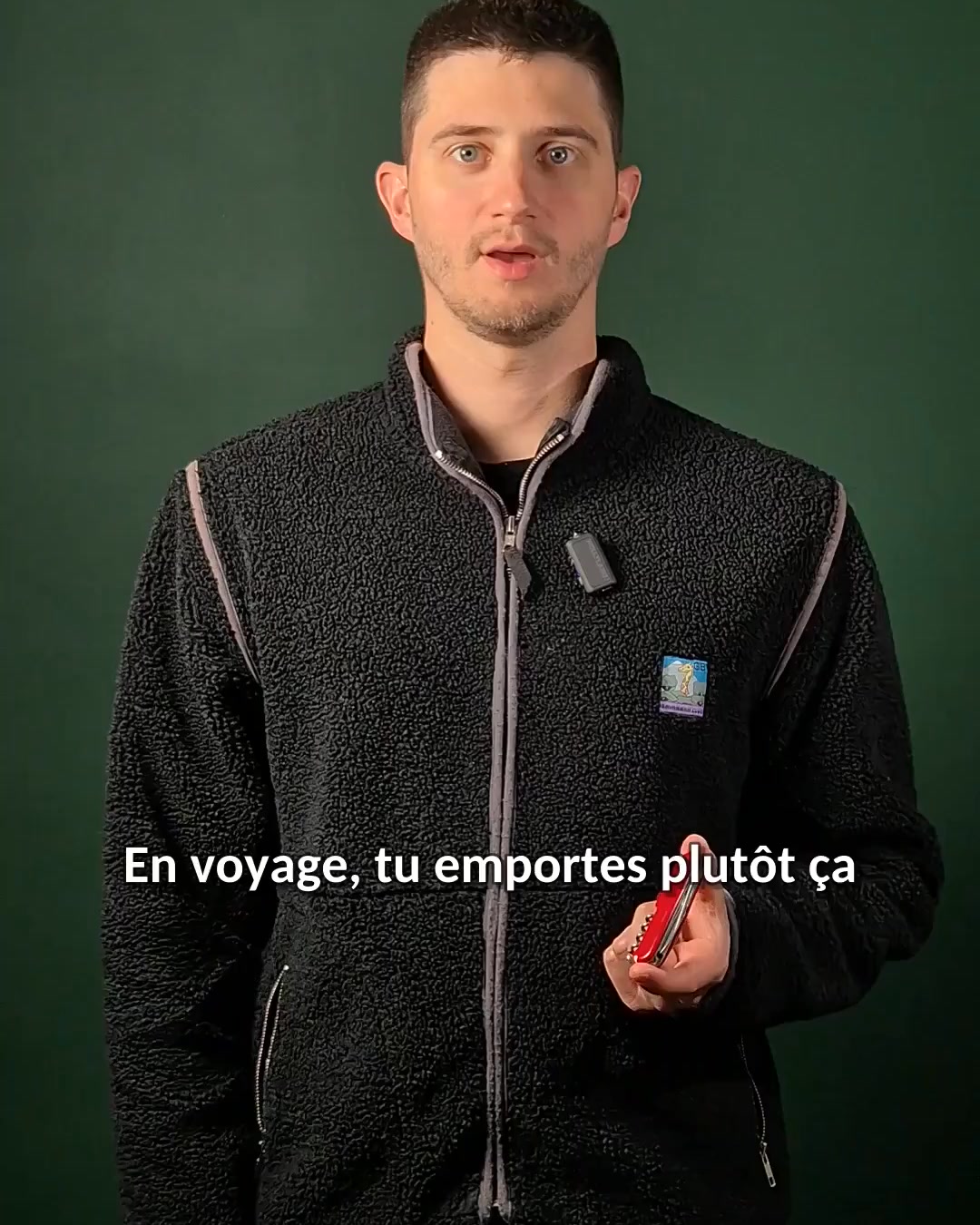 1 Cape. 3 usages. Sac allégé.