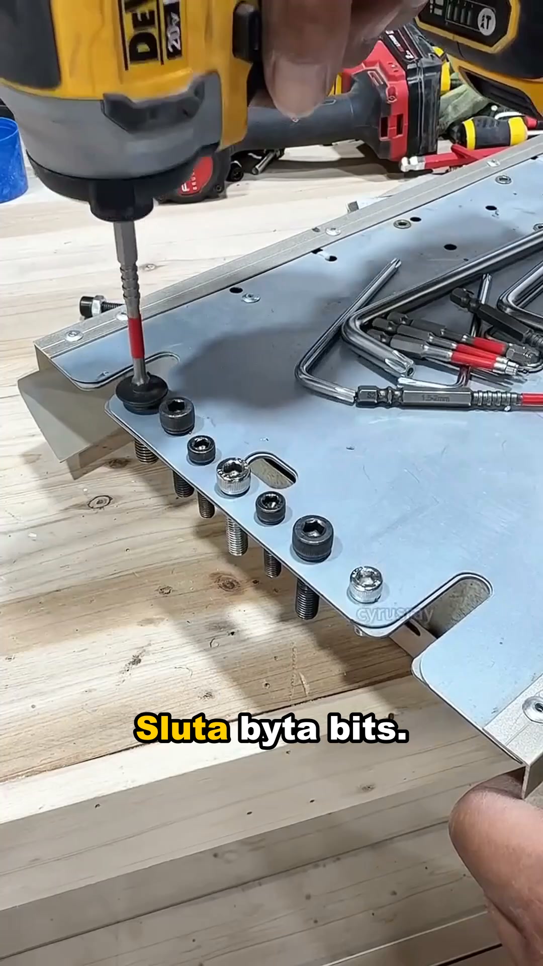 Sluta byta bits. Kör alla storlekar i ett svep.