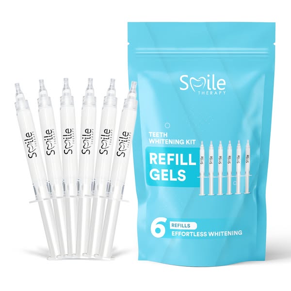 Teeth Whitening Kit Refill Gels - 6 Treatments