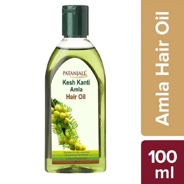 Patanjali Kesh Kanti Amla Hair Oil-Pack Size-100 ml$2.34