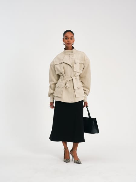 The Utility Belted Jacket
