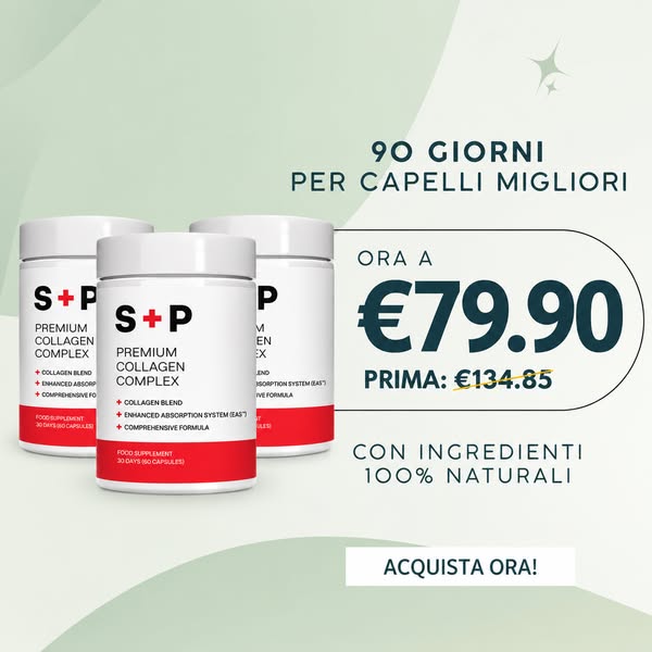 Il complesso di collagene per capelli più folti e sani