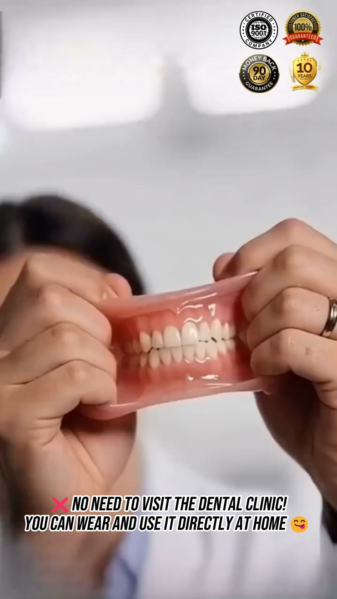Smart Adaptive Fit: Chew steak & nuts with zero pain or slipping!