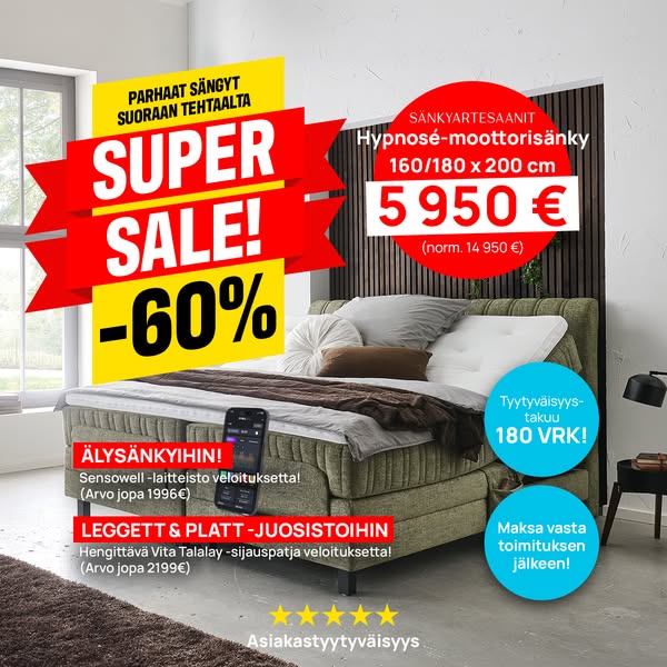 SUPER SALE - Sensowell x Sänkyartesaanit