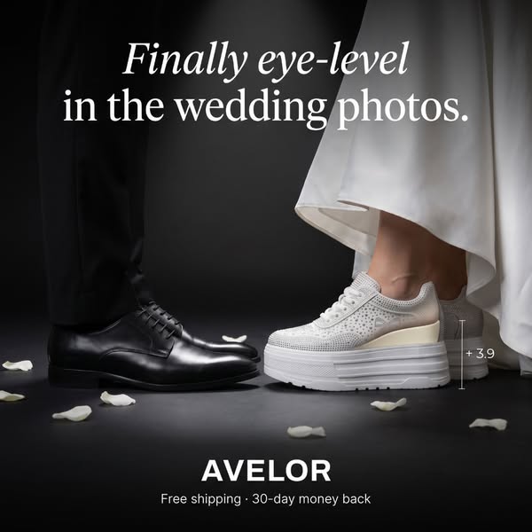 Taller Next to Him. No Heels Needed.
